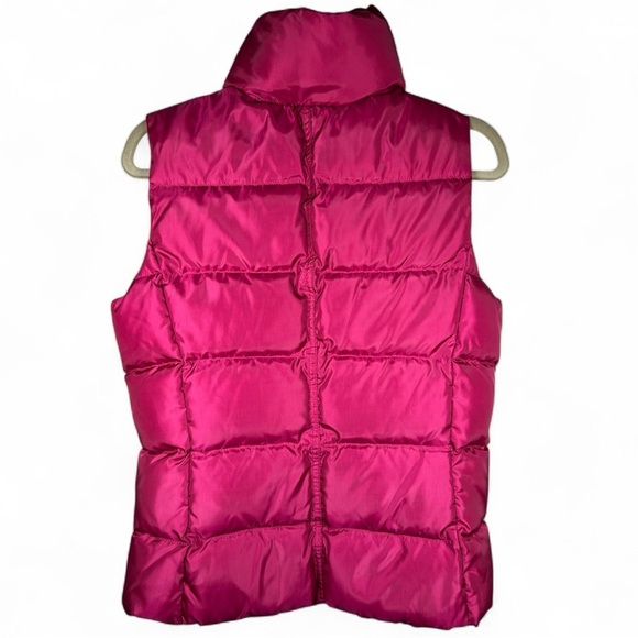 J.CREW Women's Fuchsia Down Puffer Vest w/adjustable waist string Size Small - Picture 7 of 7